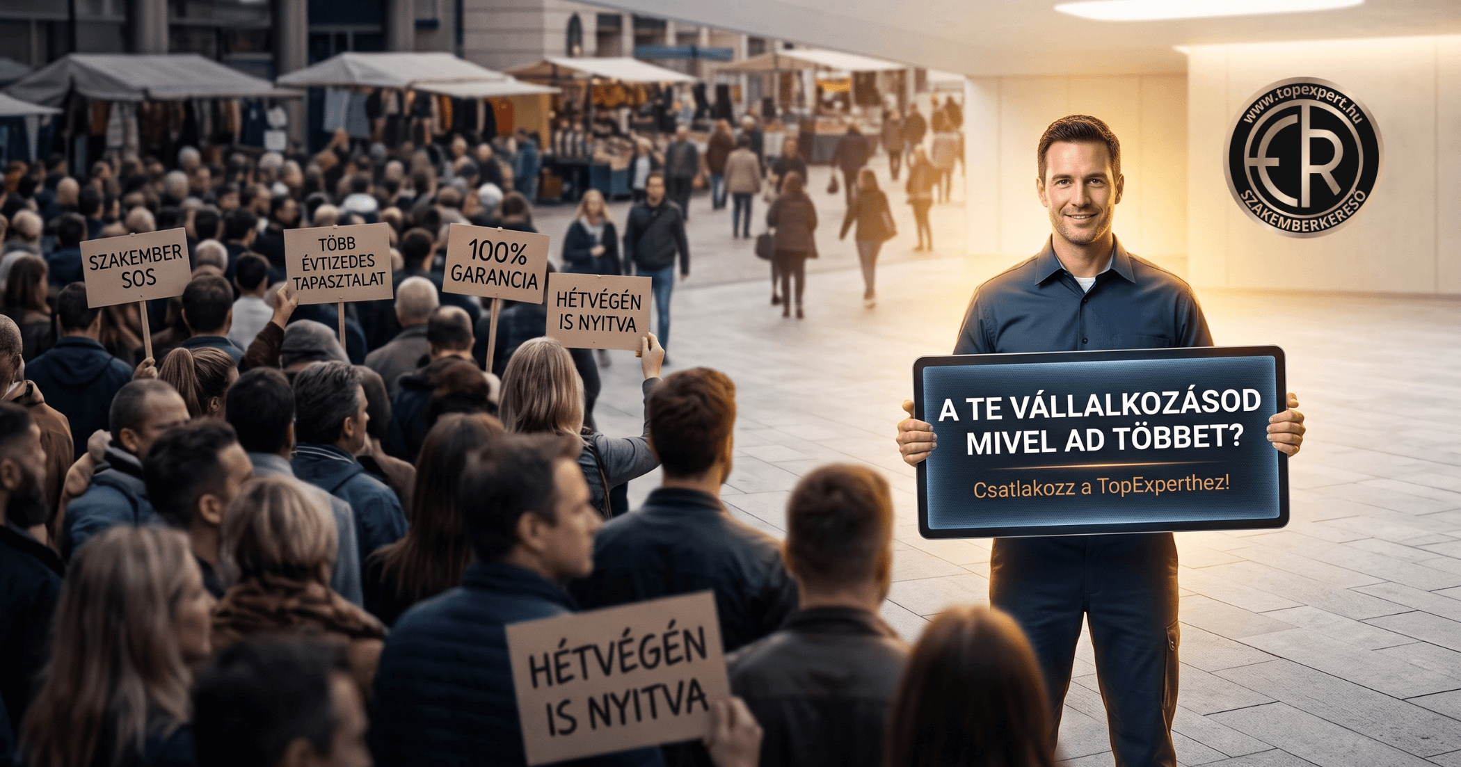 A te vállalkozásod mivlel ad többet csatlakozz a topexperthez